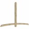 Ekena Millwork Bellingham Rough Sawn Timber Gable Bracket, Douglas Fir, 108"W x 63"H x 4"D x 4"F, 14/12 Pitch GBW108X63X0404BEL00RDF - alternate 5